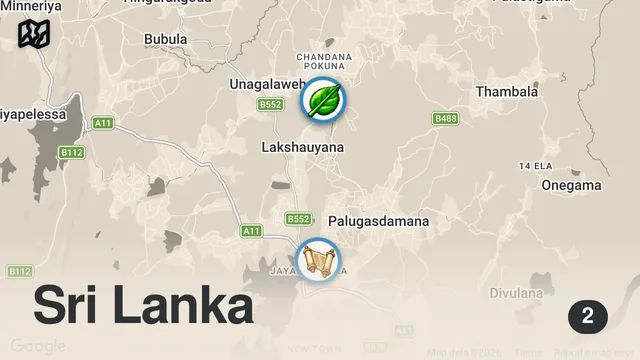 Map of Are Villagers Honest In Sri Lanka? These Are The Actual Prices in Polonnaruwa 🇱🇰