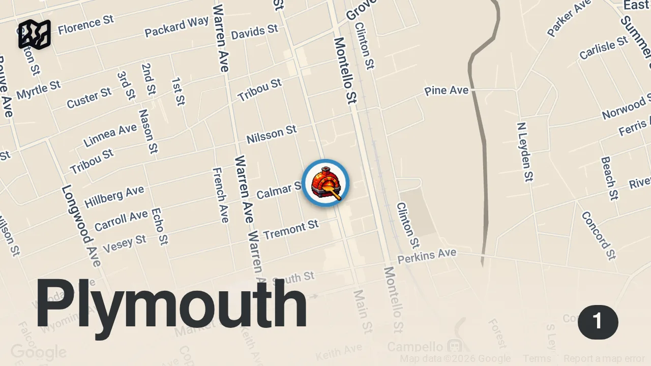 Map of 1 spot from Finding EVERY Style of Pizza: South Shore Bar Pizza