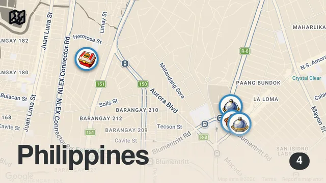 Map of I Only Ate Lechon for 24 Hours in Manila 🇵🇭