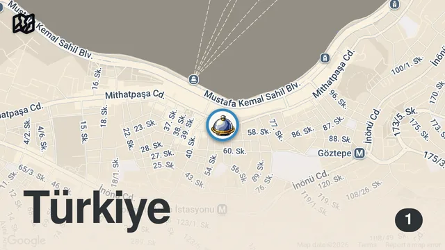 Map of Türkiye’nin En Uygun Döner Kampanyası @vitamindonerizmir  İşbirliği