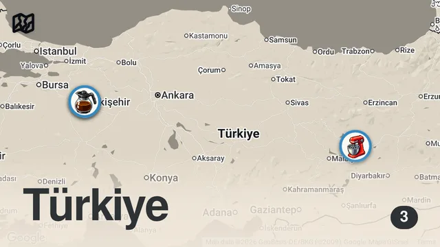 Map of ÇİFTLER KAPIŞIYOR SERİSİ 1!!!