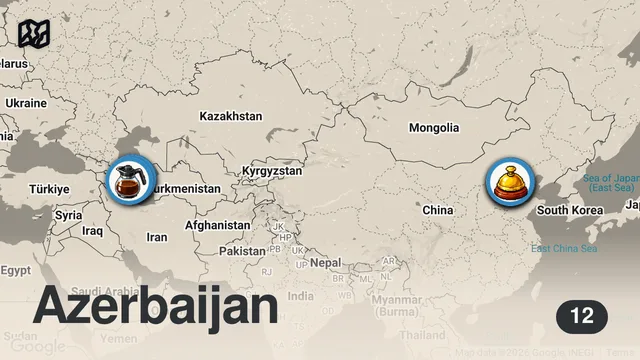 Map of Ignoring Every Propaganda And Visiting The Country That Lives In The Future - Baku To Beijing, China
