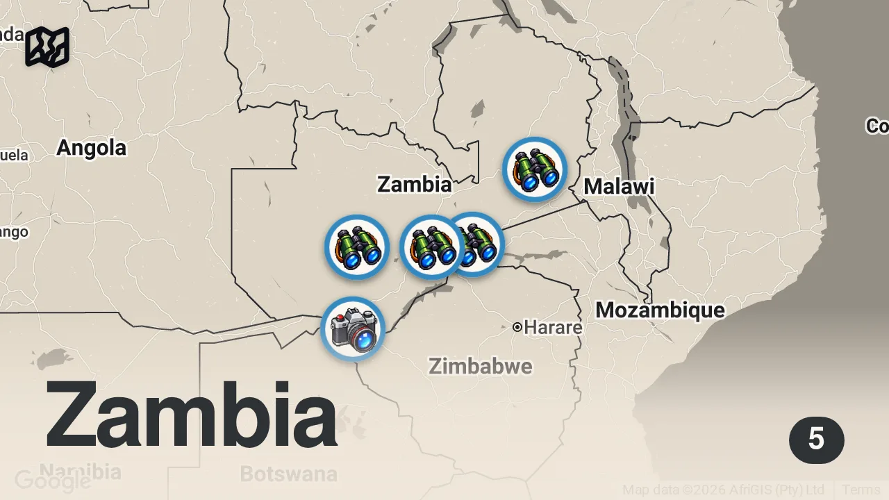 Map of 5 spots from Bargaining Like A Local In Kabwata Cultural Village, Lusaka, Zambia πΏπ² (extremely exhausting)