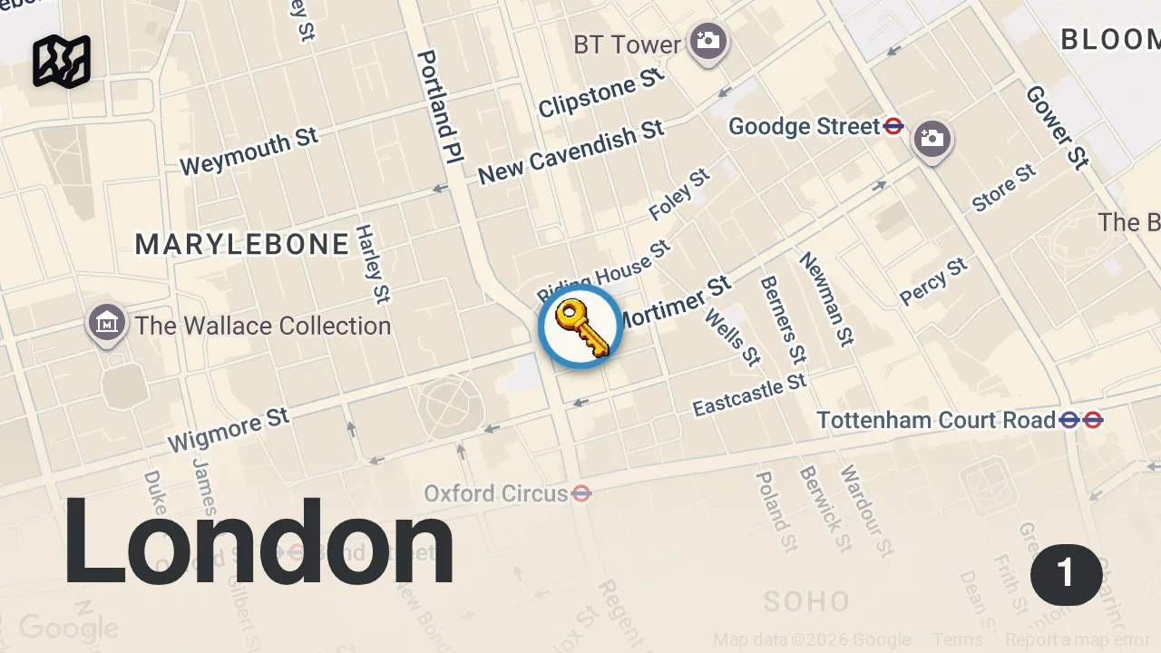 Map of 1 spot from Best fish and chips in London?