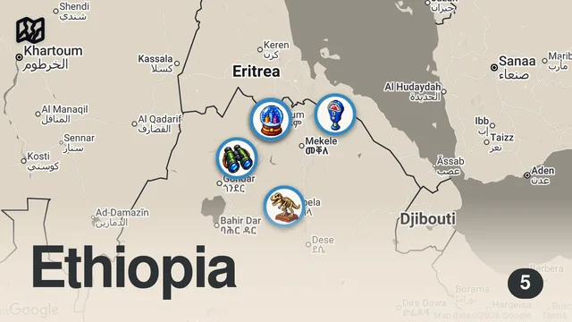 Map of Don't Dare To Film In Africa's Largest Open-Air Market, Merkato, Addis Ababa, Ethiopia 🇪🇹