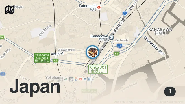 Map of 【新年の肉はじめ】地葉はなれ@横浜駅