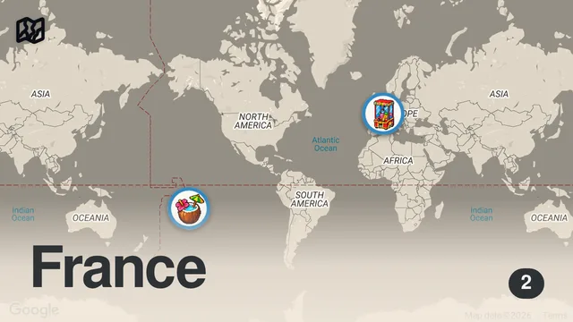 Map of French Girl Reacts to the Biggest Celebrities Speaking French