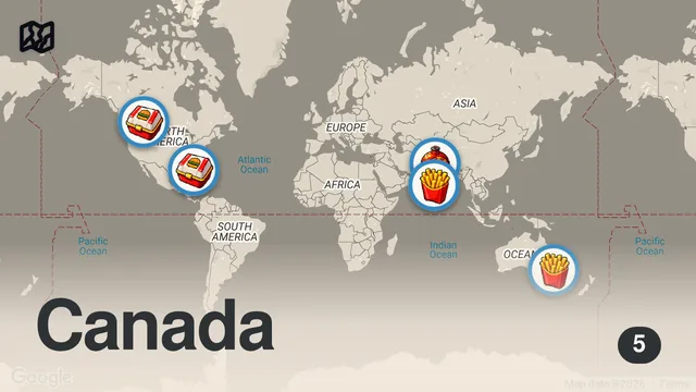 Map of Eating NEW Fast Food Menu Items... (MUST TRY)