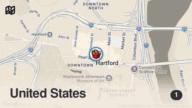 Map of Oh how we love a Japanese market #connecticut #ctfood #japanesefood