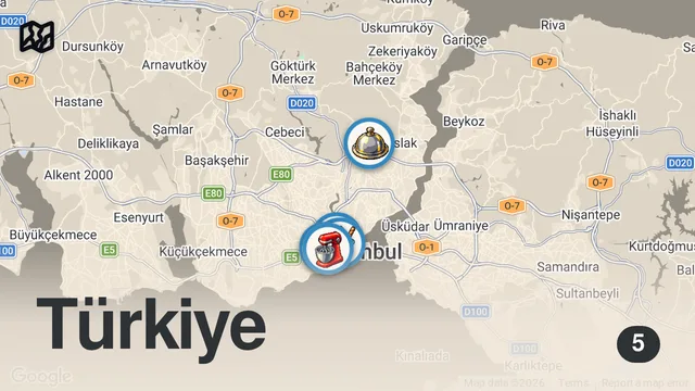 Map of Nostalji Özel Bölüm | Çi Börek, Lahmacun, Kazandibi - Ayaküstü Lezzetler