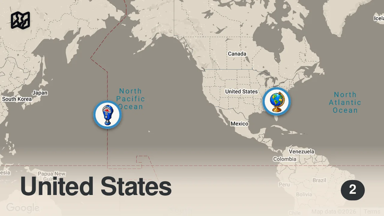 Map of 2 spots from Eating at The Most UNUSUAL Restaurants For 24 Hours... (North Carolina)