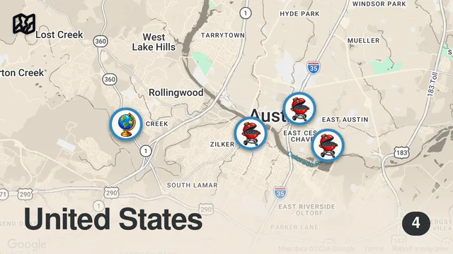 Map of WORKING OUT & EATING BBQ W/ @joerogan  IN TEXAS: THE EXTENDED CUT | FTD