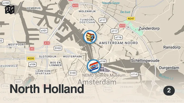 Map of Amsterdam: Only Red Lights & Weed?
