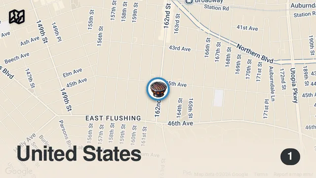 Map of This is where Korean people eat Korean Food in New York