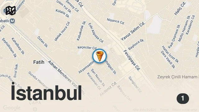 Map of Filistin Künefesi Böyle Olur!Bakdaş Tatlı Fatih 100₺! #reklam