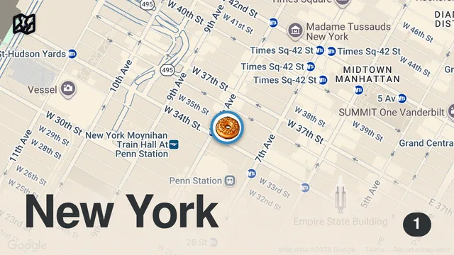 Map of Trying every bagel shop in NYC - Liberty Bagels #foodie #foodlover #nyc #bagel
