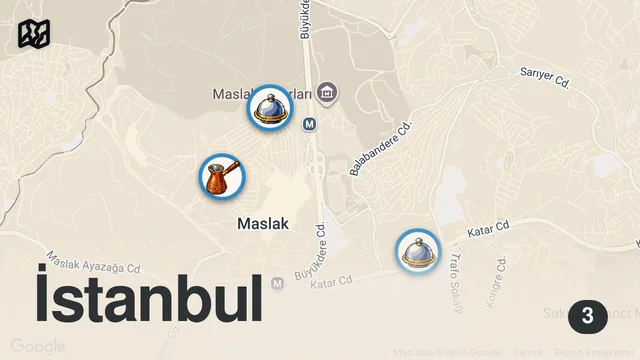 Map of İSTANBUL KEBAP REHBERİ | Şehrin En Lezzetli Kebapları!