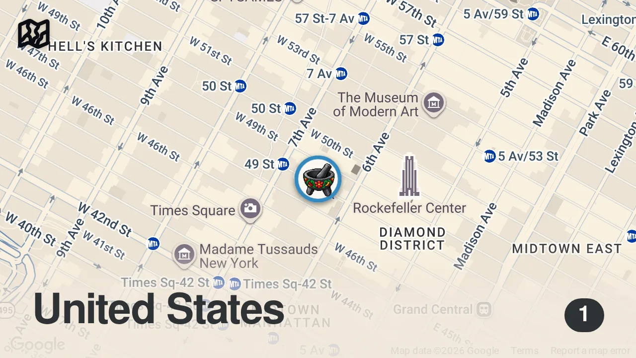 Map of 1 spot from Eating 2 Chipotle burritos before trying to run a mile in under 6 minutes…