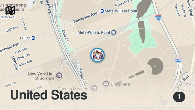 Map of 5 Must Eat Restaurants at the US Open