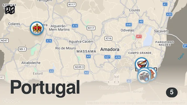 Map of How to spend 4 days in Lisbon 🇵🇹 | Itinerary #portugal #travelvlog #travel #adventure #lisbon