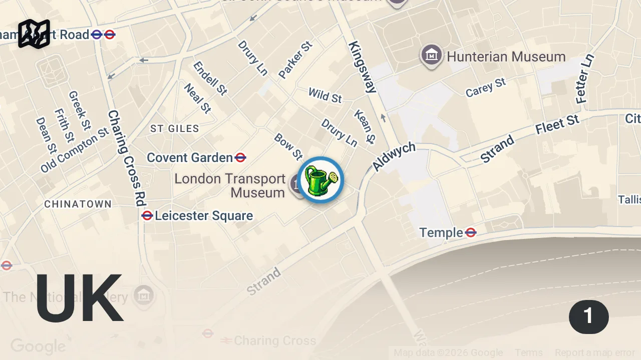 Map of 1 spot from BANANA TREE LOCATED IN SOHO #food #foodie #thai #malaysian #japanese