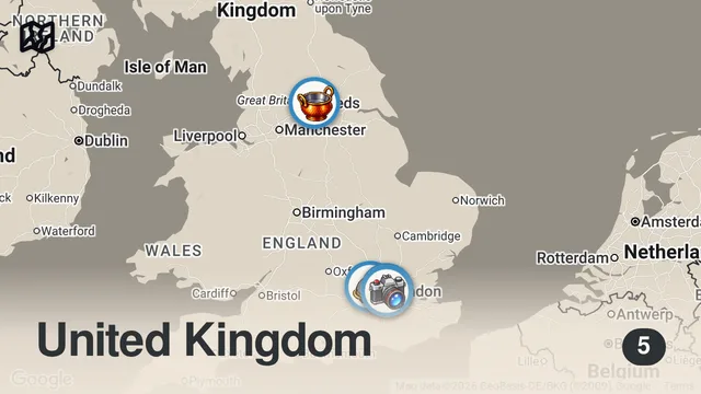 Map of Eating London w/ Food Busker!