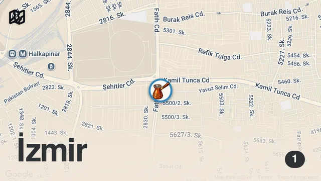 Map of 15 ÇEŞİT DAHA VAR BUNLAR YARISI | İZMİR ZAİM USTA