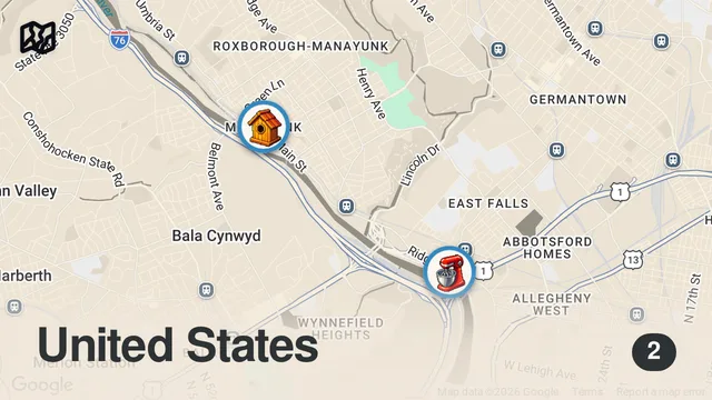 Map of POP-TARTS FOR LISS: Episode 2. @crustveganbakery