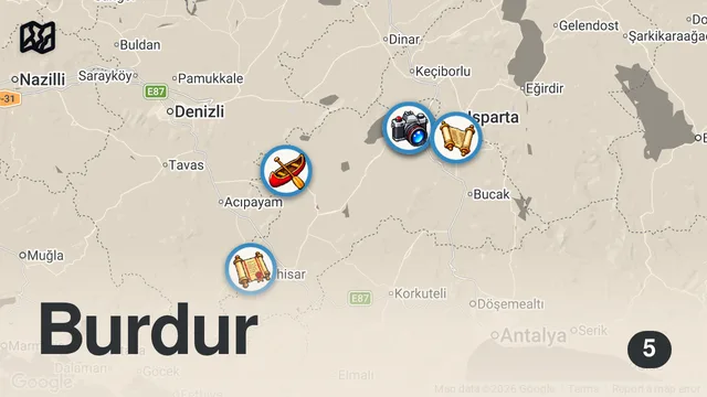 Map of Türkiye’de Güzelliği En Az Bilinen Şehirlerden Biri #türkiye #turkey