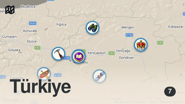 Map of BOLU (4K) DRONE ÇEKİMİ - Bolu'yu Gökyüzünden Seyret