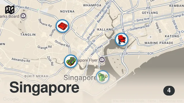 Map of EXPLORING SINGAPORE! 🇸🇬