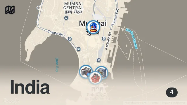 Map of Traveling To The Richest City In India 🇮🇳 (shocked by the airport)