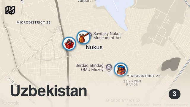 Map of The Country You Never Knew Existed - Karakalpakstan Autonomous Republic of Uzbekistan 🇺🇿