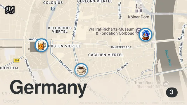 Map of Must Eat German Food | The Ultimate German Food Tour