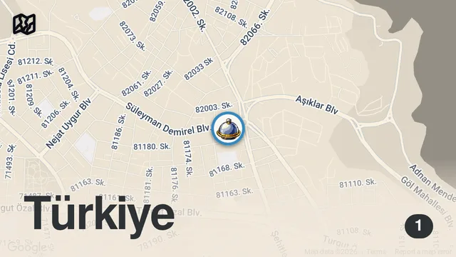 Map of EVDE ORİJİNAL PİZZA MARGARİTA TARİFİ!!!