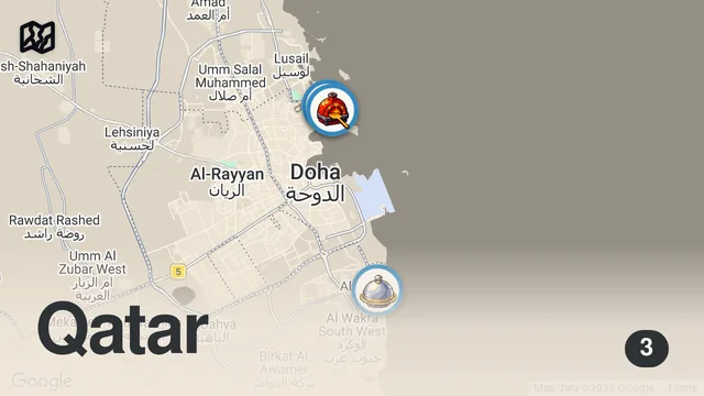 Map of I Ate at the Best Pizza Spots in Qatar: Fahad Albishri’s Top Picks 🇶🇦🍕