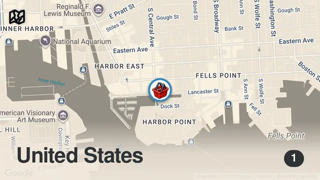 Map of The $100 Chicken Sandwich