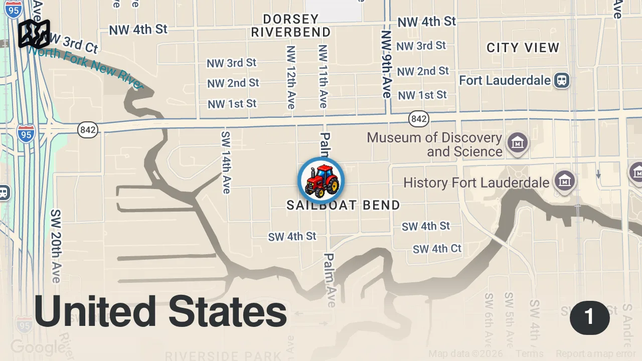 Map of 1 spot from Florida’s Hidden Backyard Restaurant With a 4-Year Wait!