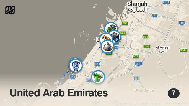 Map of 10 best things to do in Dubai #dubaitravel #dubaivlog #visitdubai Dubai itinerary