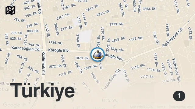 Map of Bu Lahmacun Birinci Oldu! | Antalya Hacıoğlu Pidecim