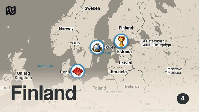 Map of HELSINKI FINLAND - FLOW FESTIVAL