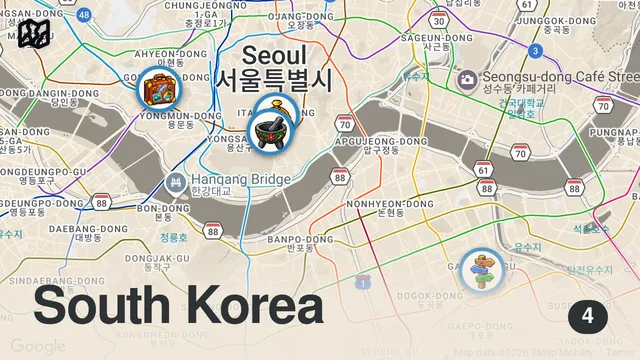 Map of SEOUL NIGHTLIFE |  CRAZY Night Club in South Korea