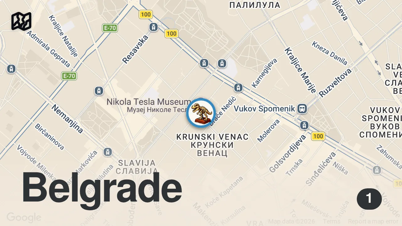 Map of 1 spot from Elektrik akımı yakalar #teslamuzesi #elektrik #testet #shortsfeed