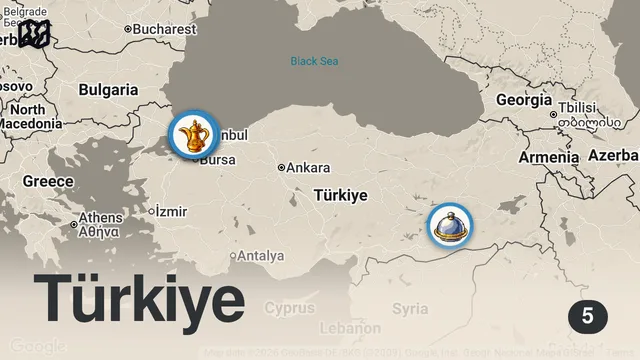 Map of EN SEVDİĞİMİZ LAHMACUNCULAR - TOP 5️⃣ - Ayaküstü Lezzetler