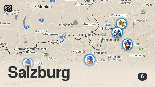 Map of These are the 18 Most Amazing Places to Visit in Austria 2026 🇦🇹 | Austria Travel Guide