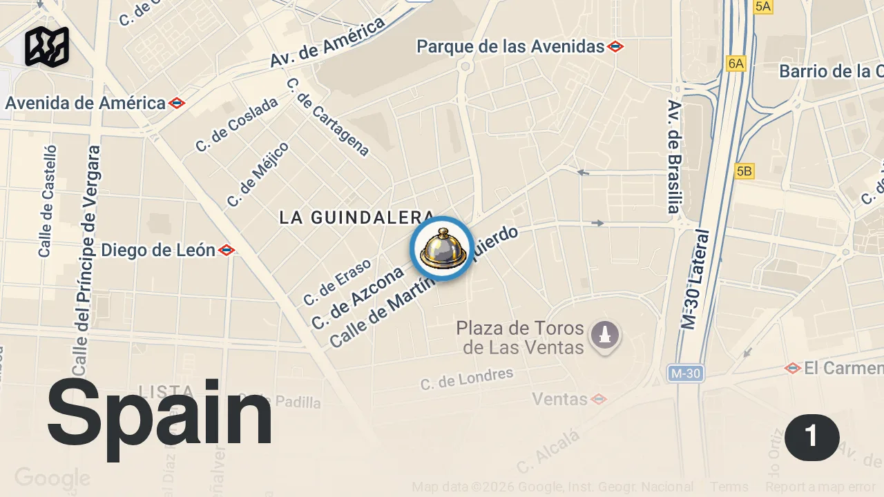 Map of 1 spot from Madrid Abone Özel - Bölüm 2