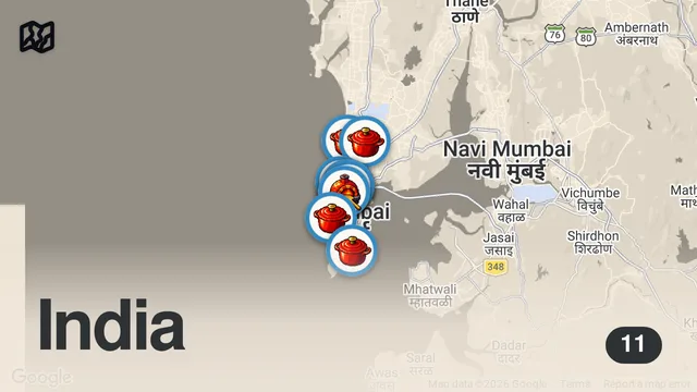 Map of Mumbai Desserts - Finding the best TIRAMISU across authentic Italian restaurants & cafes 🇮🇹