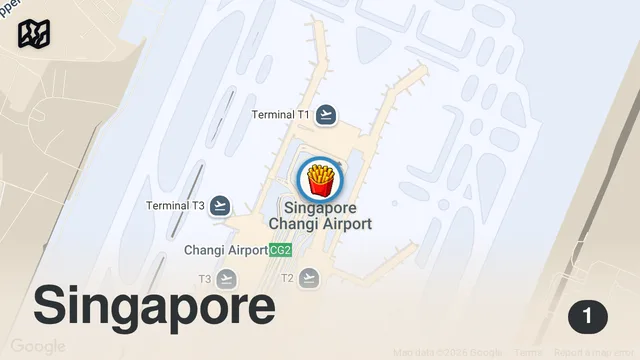 Map of I Found the BEST McDonald’s in the World… in Singapore?!
