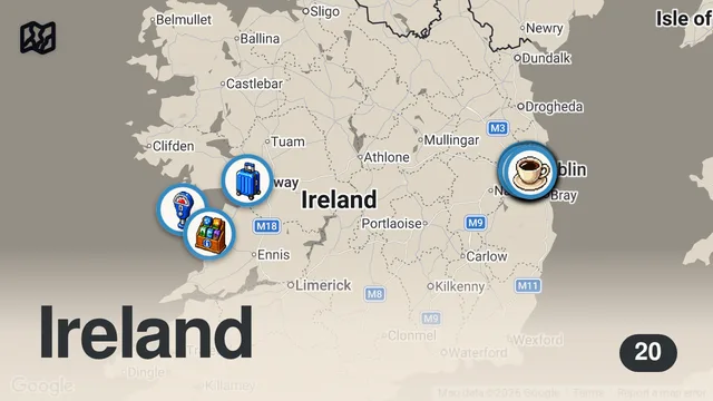 Map of 27 Tips I Wish I Knew Before Visiting Dublin, Ireland