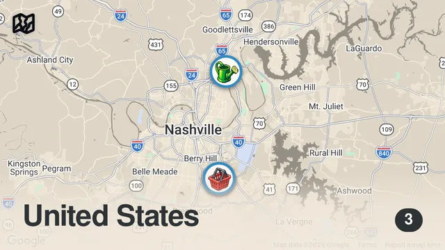 Map of Eating at Mexican Markets in The South For 24 Hours…